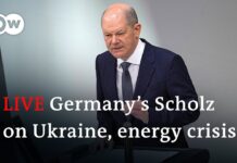 German Chancellor Olaf Scholz Addresses Parliament ahead of EU Summit, 20 October 2022