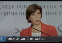 Transatlantic Relations at Times of Strategic Confrontation, French Foreign Minister Catherine Colonna, 21 October 2022