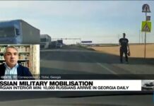 Russian Military Mobilisation: 10,000 Russians Arrive in Georgia Daily (Georgian Interior Minister) 27 September 2022