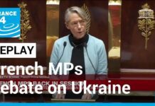 French MPs Debate on Ukraine after Russian Annexations, 3 October 2022