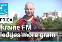 Ukraine Foreign Minister Pledges more Grain Exports during Africa Tour, 5 October 2022