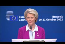 European Council – Press Conference, 21 October 2022