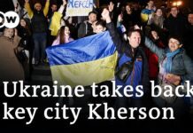 Ukrainian Troops Enter City of Kherson, 11 November 2022