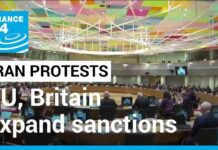EU, Britain Expand Iran Sanctions over Crackdown, 15 November 2022