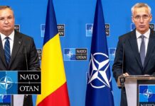 NATO Secretary General with the Prime Minister of Romania Nicolae Ciucă, 26 October 2022