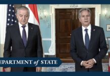 Secretary Blinken Meets with Tajikistan Foreign Minister Sirojiddin Muhriddin, 27 September 2022