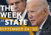 The Week at State • A Review of the Week’s Events at the State Department, September 24 -30, 2022