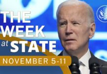 A Review of the Week’s Events at the State Department, November 5-11