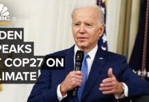 Biden Delivers Remarks at COP27 Summit, 11 November 2022