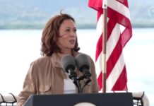 US VP Kamala Harris Meets with Philippine Coast Guard in Palawan, 22 November 2022