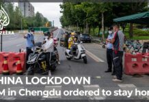 China Locks down 21 Million People in Chengdu as COVID-19 Cases Rise, 4 September 2022