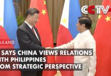 Xi Says China Views Relations with Philippines from Strategic Perspective, 18 November 2022