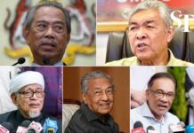 GE15 Election Results for Top Party Leaders, 20 November 2022