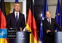 NATO Secretary General with the Chancellor of Germany, Olaf Scholz, 1 December 2022