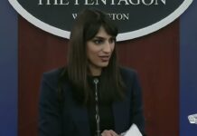 Deputy Pentagon Press Secretary Sabrina Singh Briefs the News Media at the Pentagon. 7 December 2022