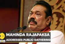 Sri Lanka’s Ex-PM Mahinda Rajapaksa Addresses First Public Meeting since May, 9 October 2022