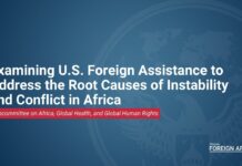 Examining U.S. Foreign Assistance to Address the Root Causes of Instability and Conflict in Africa, 15 November 2022