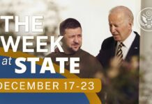 A Review of the Week’s Events at the State Department, December 17-23, 2022