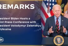President Biden Hosts a Joint Press Conference with President Volodymyr Zelenskyy of Ukraine, 21 December 2022