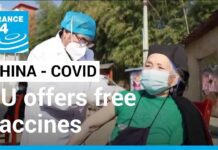 EU Offers China Free Vaccines as Covid Infections Surge, 4 January 2022
