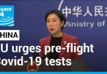 EU Urges Pre-flight Covid-19 Tests on Passengers from China, 5 January 2022