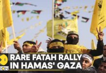 Rare Fatah Rally in Hamas’ Gaza; Al-Katiba Square Turns into Sea of Yellow, 1 January 2023