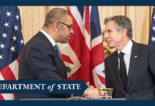 Secretary Antony J. Blinken and UK Foreign Secretary James Cleverly at a Joint Press Availability, 18 January 2023