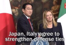 Japan, Italy Agree to Strengthen Defense Ties, 11 January 2023
