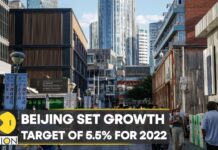 Beijing Set Growth Target of 5.5% for 2022, 15 January 2023