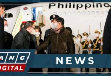 Marcos Jr. Arrives in China for State Visit, 3 January 2023