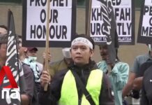 Hundreds of Muslims Gather Outside Swedish Embassy in KL to Protest Quran Burning in Stockholm, 27 January 2023