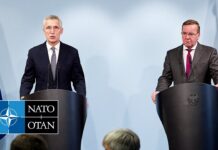 NATO Secretary General with the Minister of Defence of Germany Boris Pistorius, 24 January 2023