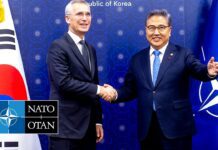 NATO Secretary General with the Minister of Foreign Affairs of South Korea 🇰🇷 Park Jin, 29 January 2023