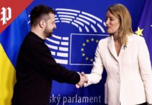 Ukraine’s Zelensky Addresses EU Parliament, 9 February 2023