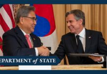 Secretary Blinken and ROK Foreign Minister Park Jin at Signing Ceremony and Joint Press Availability, 3 February 2023
