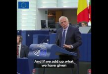 HR/VP Josep Borrell | EP Plenary 15/02/2023 | #01 Invasion and Consequences/support