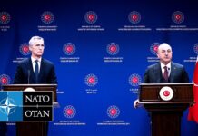 NATO Secretary General with Minister of Foreign Affairs of Türkiye Mevlüt Çavuşoğlu, 16 February 2023