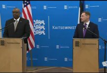 U.S., Estonian Defense Leaders Hold Briefing, 16 February 2023