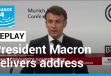 French President Macron Delivers Address at Munich Security Conference, 17 February 2023