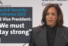 MSC 2023: Kamala Harris Warns China Not to Help Russia, 18 February 2023