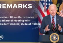 President Biden Participates in a Bilateral Meeting with President Andrzej Duda of Poland, 21 February 2023