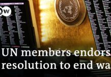 UN Member States Vote for Resolution Calling on Russia to Leave Ukraine, 23 February 2023