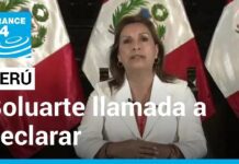 Presidenta de Perú Declara ante la Fiscalía por Denuncias de Abuso Policial en Protestas, 7 marzo 2023