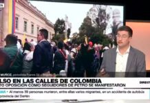 Bogotá y las Protestas a Favor y en Contra de Gustavo Petro, 15 febrero 2023