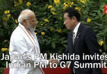 Japan’s PM Kishida Invites Indian PM to G7 Summit, 21 March 2023