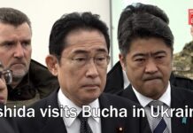 Japan’s Kishida Visits Bucha in Ukraine, 22 March 2023
