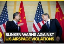 Wang Yi: U.S. Handling of Balloon Incident Hysterical, 18 February 2023