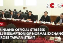 Mainland Official Stresses Full Resumption of Normal Exchanges Across Taiwan Strait, 30 January 2023