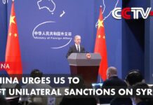 China Urges US to Lift Unilateral Sanctions on Syria, 13 February 2023