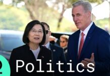 House Speaker McCarthy Meets Taiwan President in California, 5 April 2023